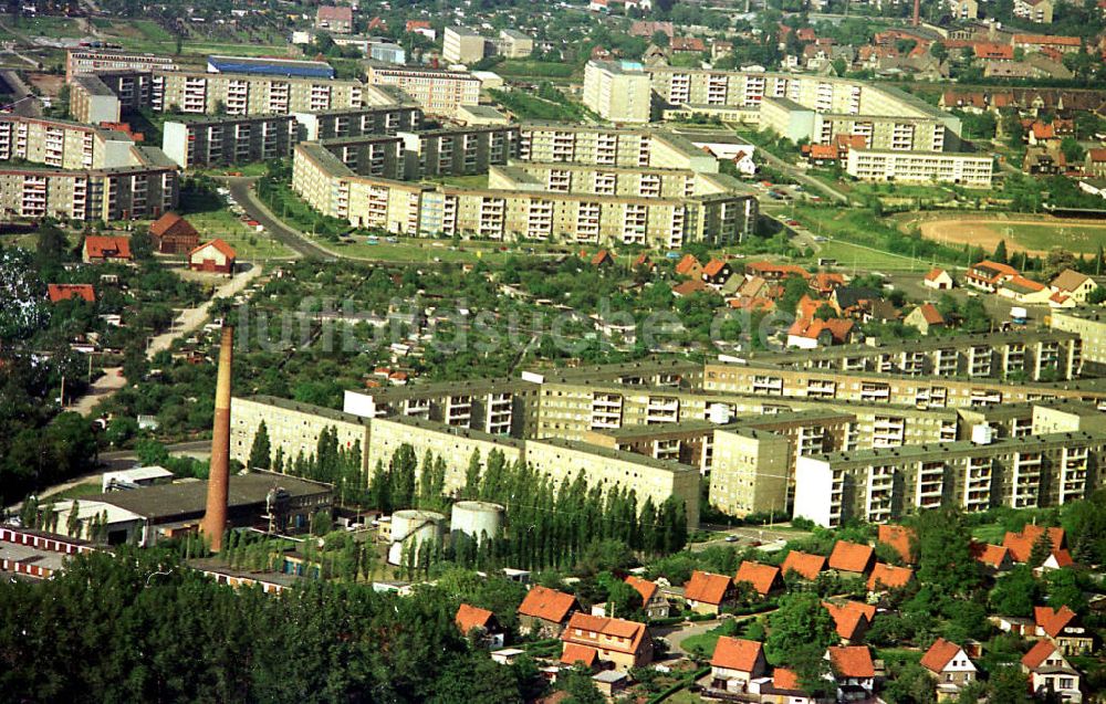 Luftaufnahme Magdeburg - Rothensee / Sachsen - Anhalt - Stadtansicht von Magdeburg - Rothensee..