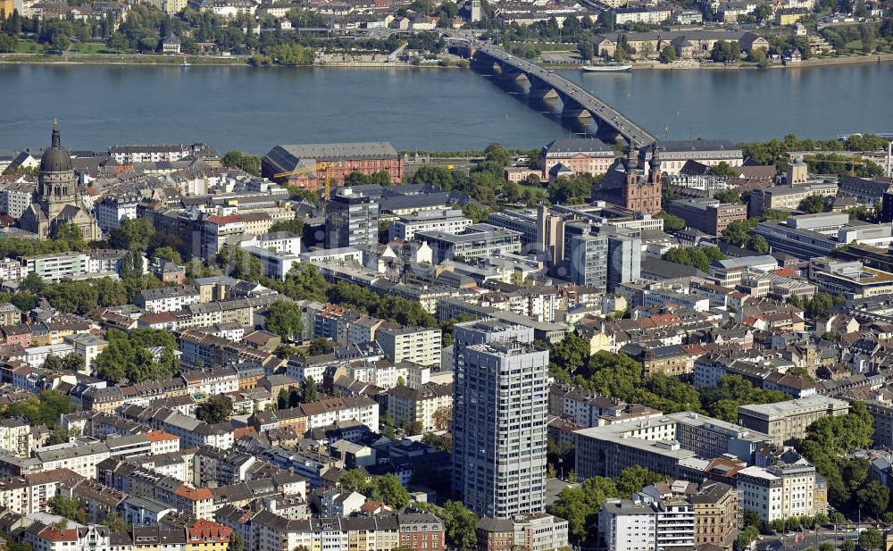 Mainz von oben - Stadtansicht Mainz