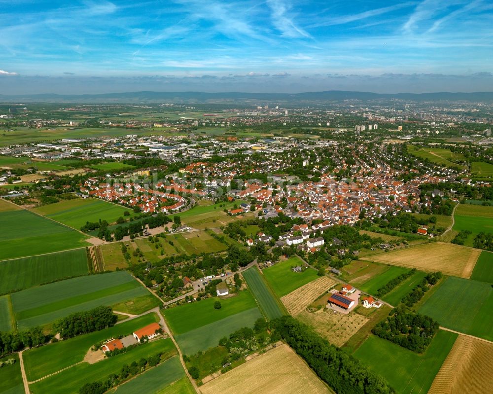 Mainz Hechtsheim aus der Vogelperspektive: Stadtansicht von Mainz, Ortsteil Hechtsheim, im Bundesland Rheinland-Pfalz