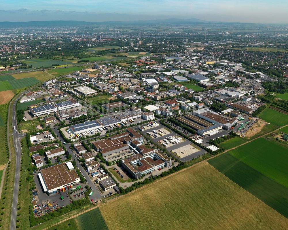 Luftbild Mainz Hechtsheim - Stadtansicht von Mainz, Ortsteil Hechtsheim, im Bundesland Rheinland-Pfalz