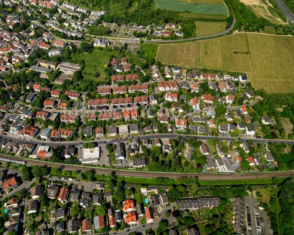 Mainz aus der Vogelperspektive: Stadtansicht von Mainz, Ortsteil Laubenheim, im Bundesland Rheinland-Pfalz