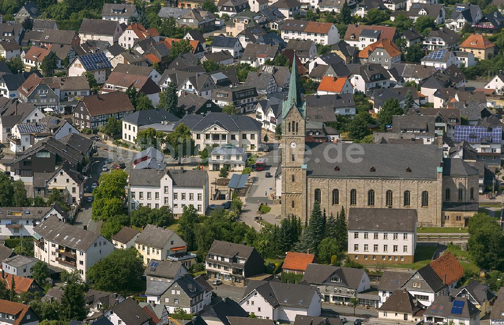 Luftbild Mönchengladbach - Stadtansicht von Medebach im Sauerland in Nordrhein-Westfalen