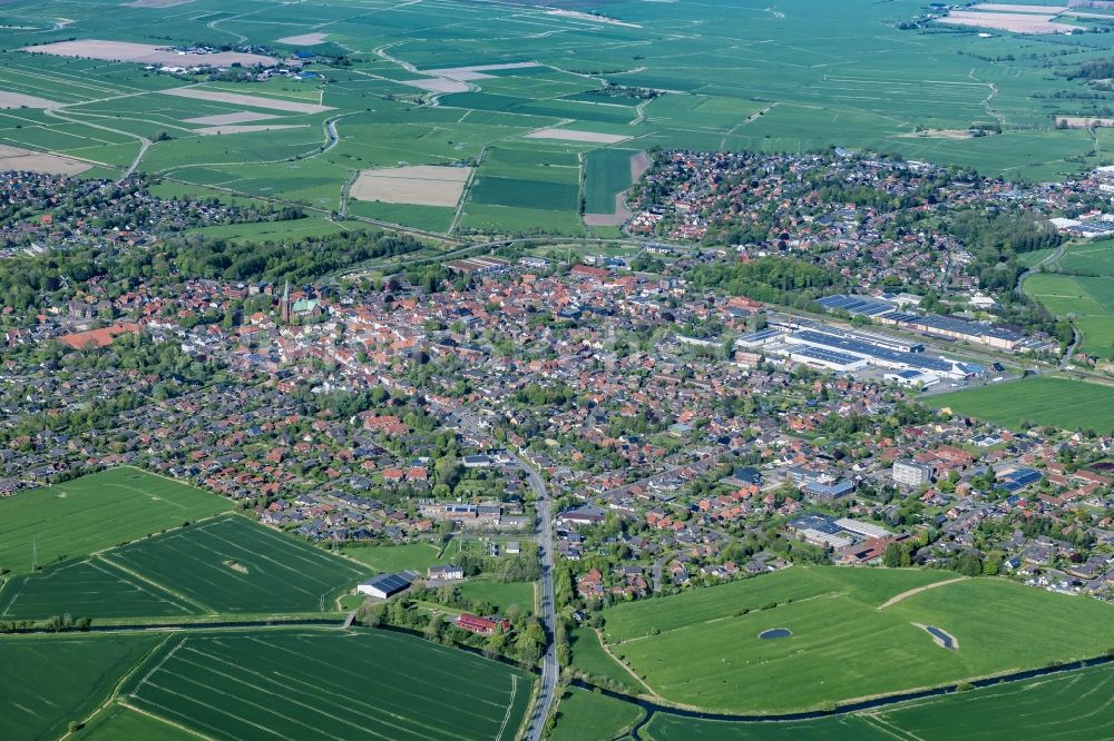 Luftbild Meldorf - Stadtansicht von Meldorf im Bundesland Schleswig-Holstein