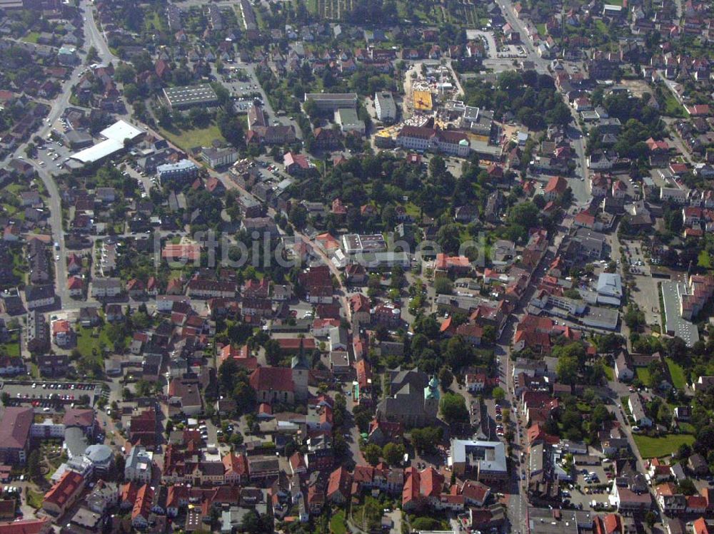 Melle (Niedersachsen) aus der Vogelperspektive: Stadtansicht von Melle