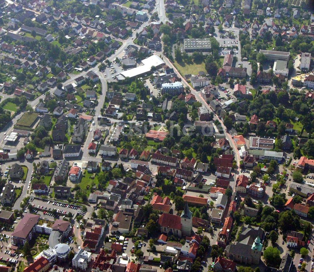 Luftbild Melle (Niedersachsen) - Stadtansicht von Melle