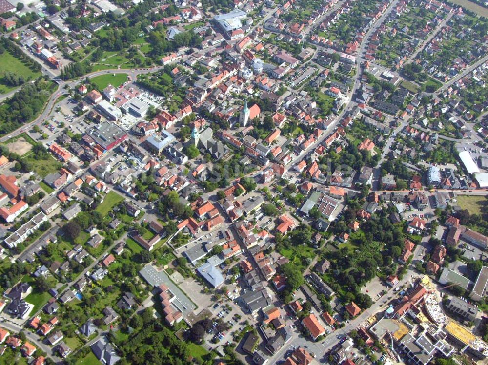 Melle (Niedersachsen) aus der Vogelperspektive: Stadtansicht von Melle