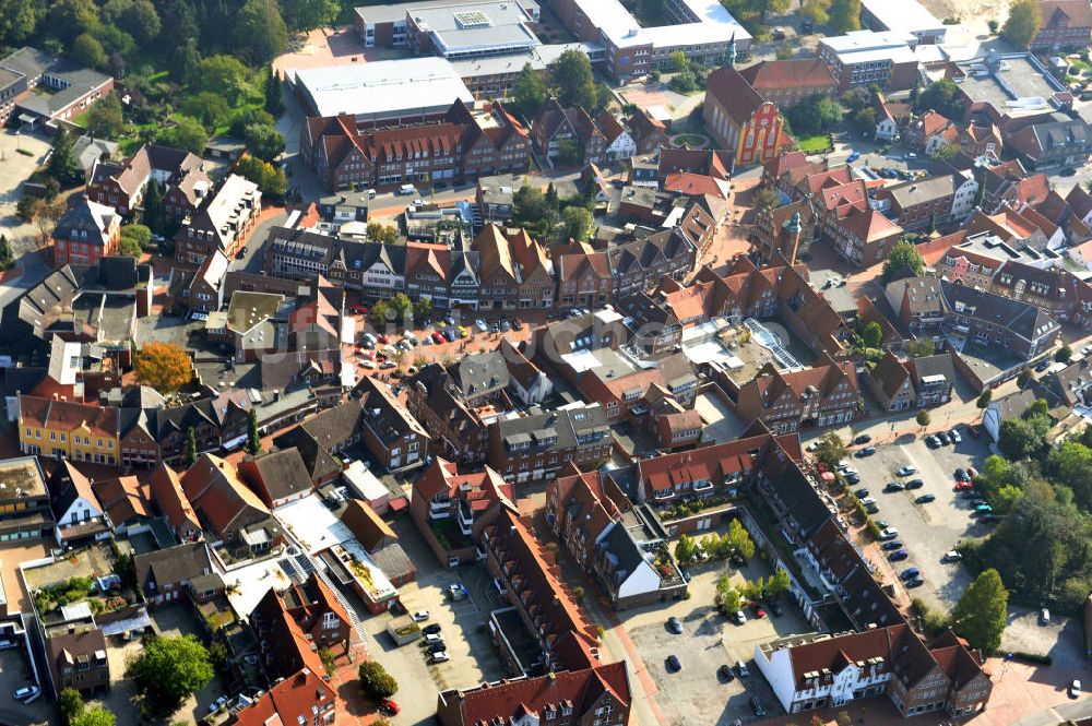 Meppen von oben - Stadtansicht Meppen Niedersachsen