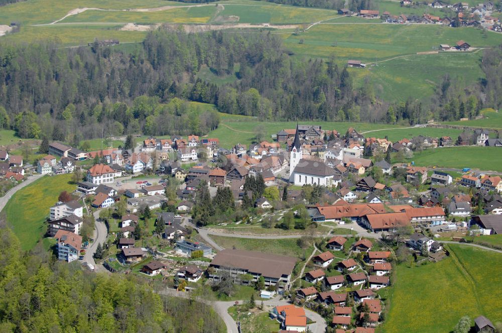 Mogelsberg aus der Vogelperspektive: Stadtansicht Mogelsberg