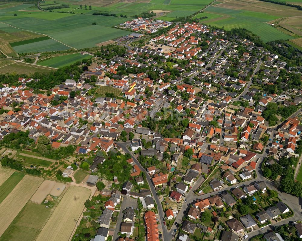 Luftaufnahme Mommenheim - Stadtansicht von Mommenheim im Bundesland Rheinland-Pfalz