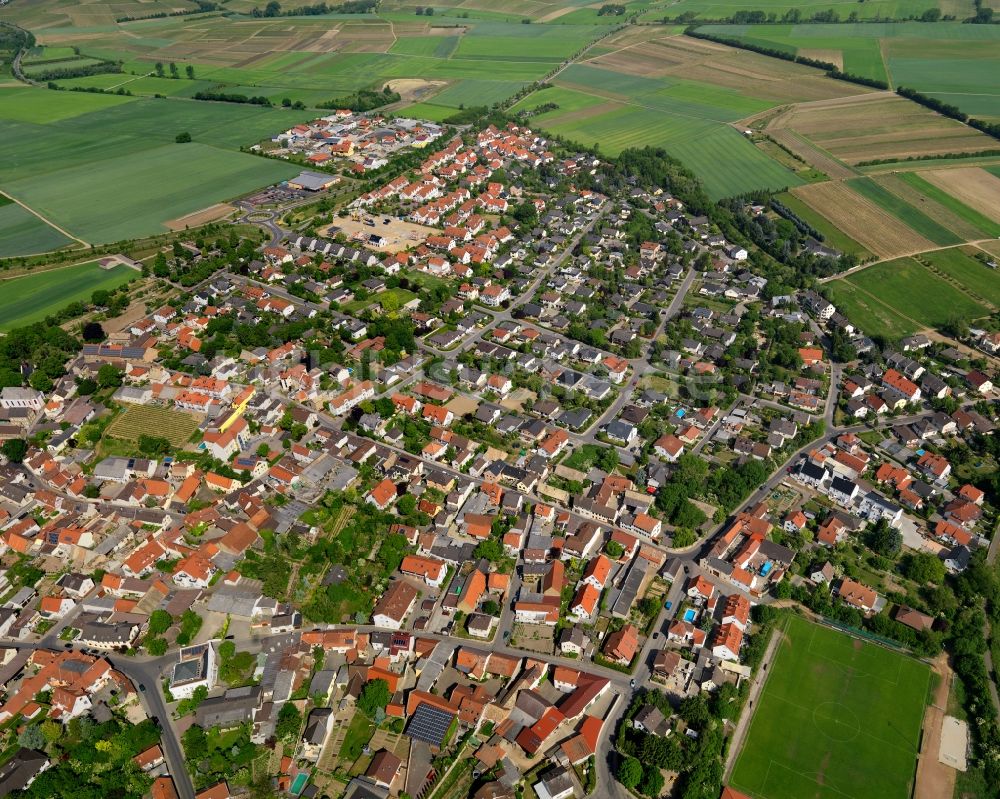 Luftbild Mommenheim - Stadtansicht von Mommenheim im Bundesland Rheinland-Pfalz