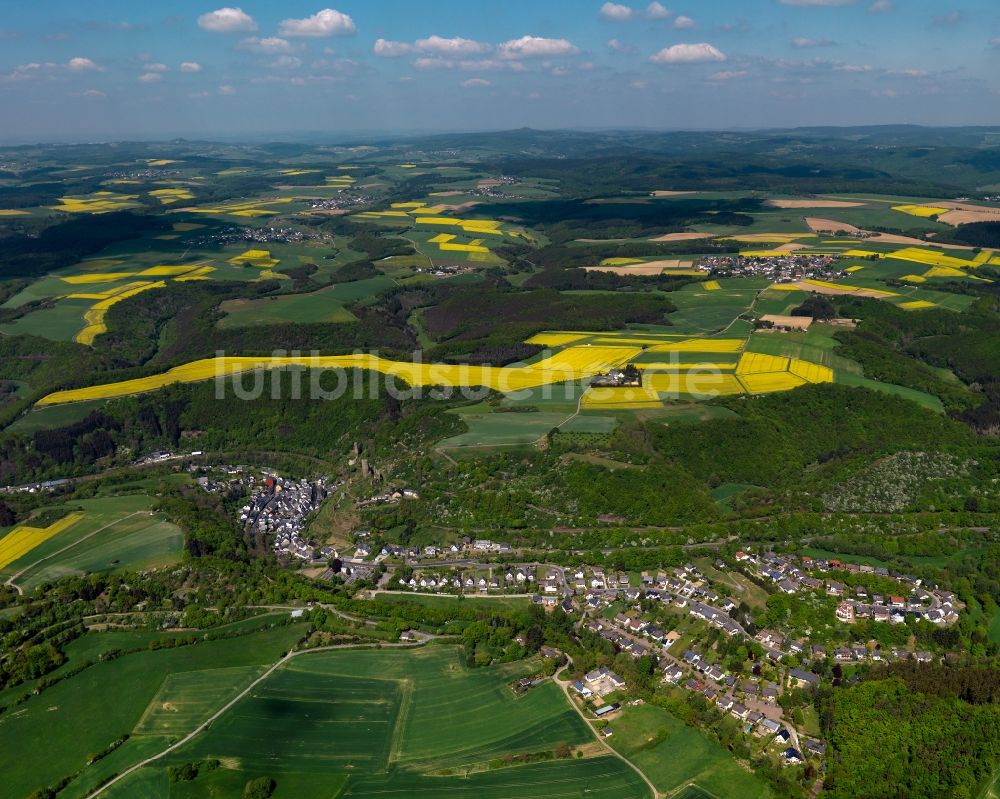 Luftbild Monreal - Stadtansicht von Monreal im Bundesland Rheinland-Pfalz