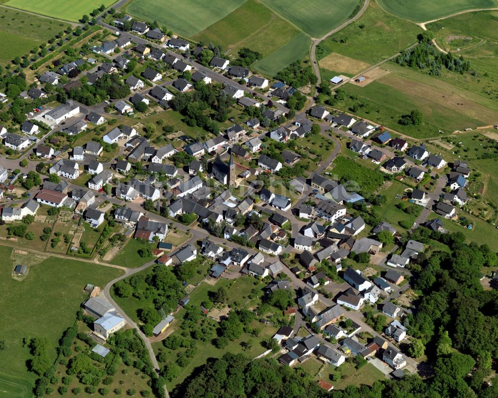 Luftaufnahme Morshausen - Stadtansicht von Morshausen im Bundesland Rheinland-Pfalz