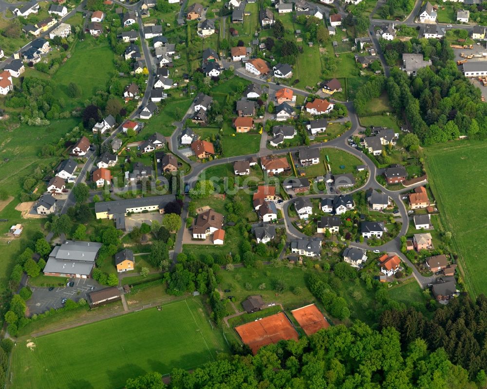 Luftbild Müschenbach - Stadtansicht von Müschenbach im Bundesland Rheinland-Pfalz