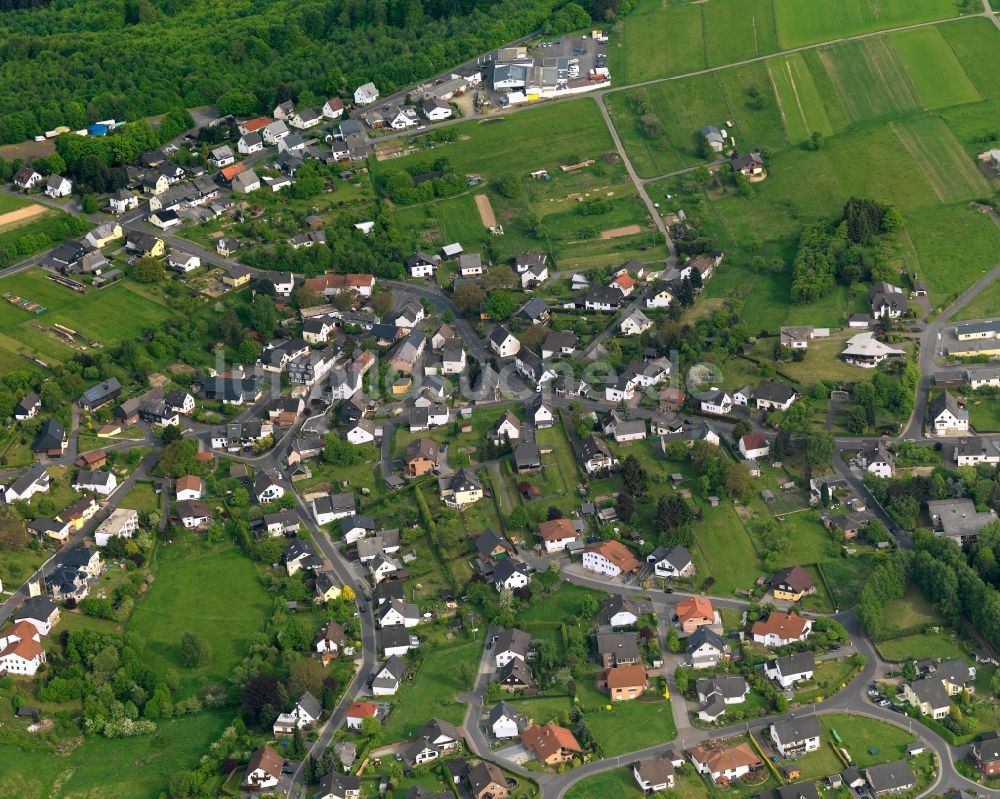 Luftaufnahme Müschenbach - Stadtansicht von Müschenbach im Bundesland Rheinland-Pfalz