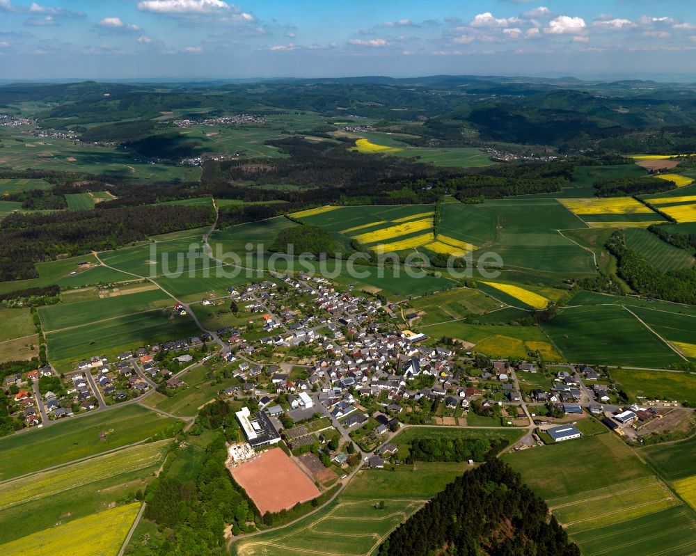 Nachtsheim von oben - Stadtansicht von Nachtsheim im Bundesland Rheinland-Pfalz