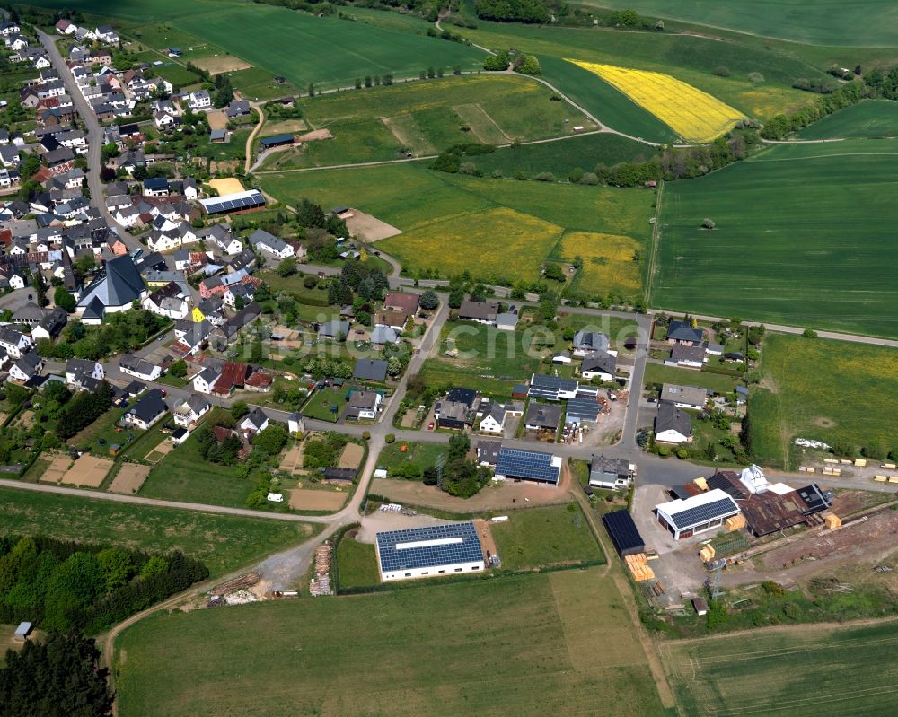 Nachtsheim aus der Vogelperspektive: Stadtansicht von Nachtsheim im Bundesland Rheinland-Pfalz