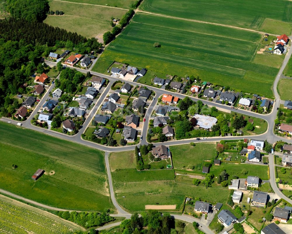 Luftaufnahme Nachtsheim - Stadtansicht von Nachtsheim im Bundesland Rheinland-Pfalz