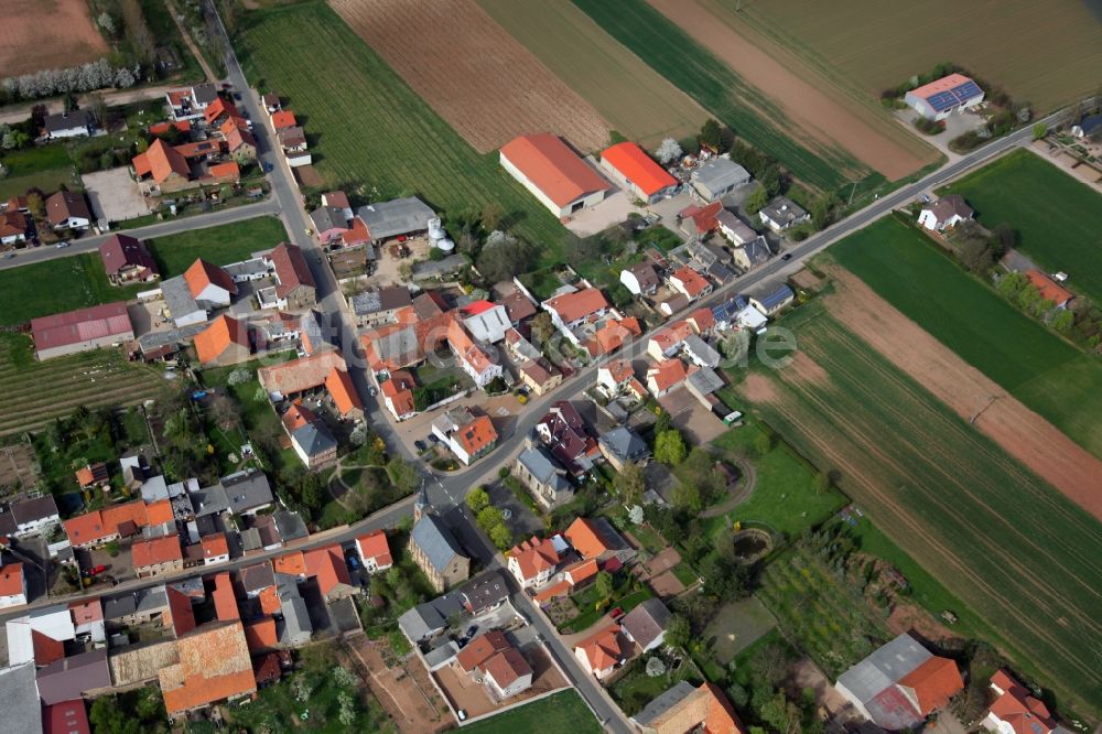 Luftaufnahme Nack - Stadtansicht von Nack im Bundesland Rheinland-Pfalz