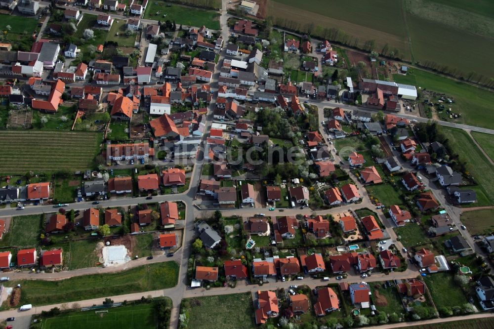 Nack aus der Vogelperspektive: Stadtansicht von Nack im Bundesland Rheinland-Pfalz