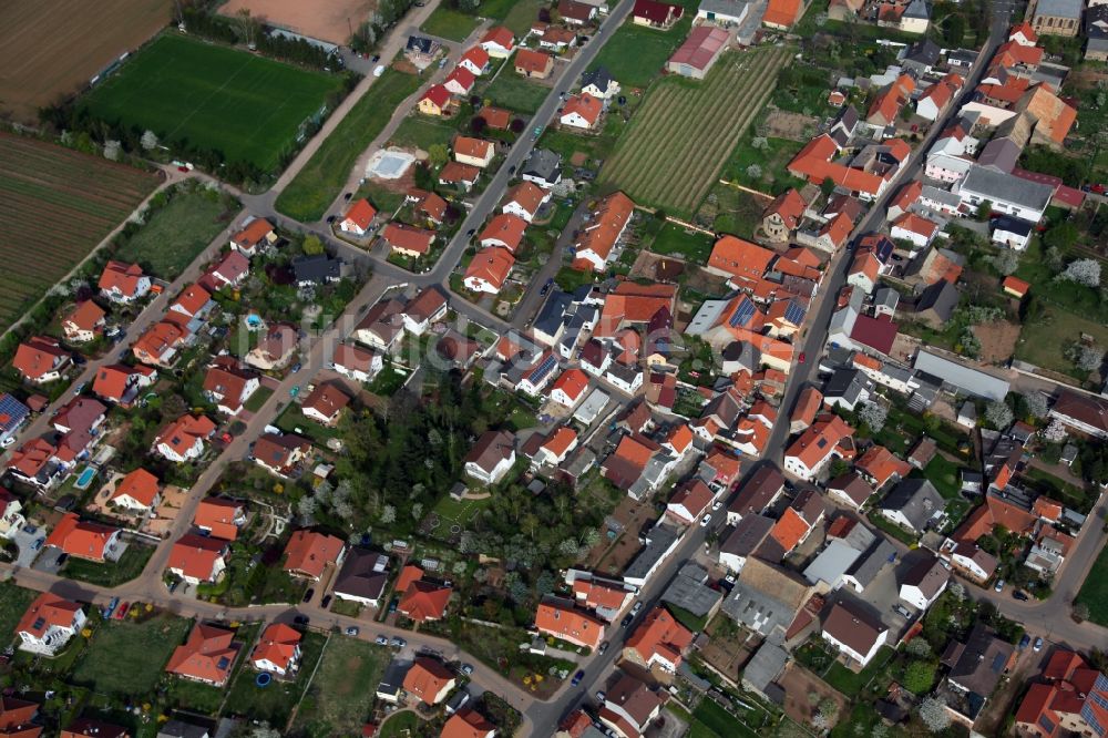 Nack von oben - Stadtansicht von Nack im Bundesland Rheinland-Pfalz