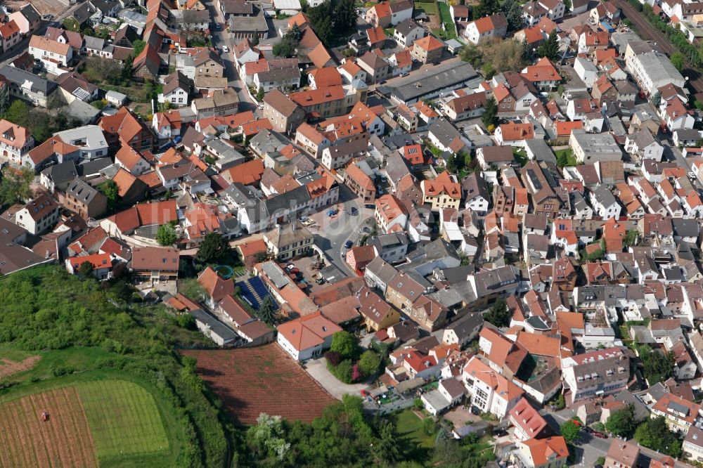 Luftbild Nackenheim - Stadtansicht von Nackenheim im Bundesland Rheinland-Pfalz