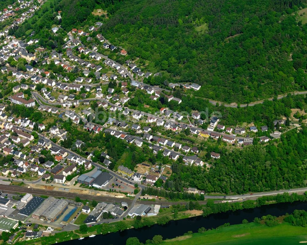 Nassau aus der Vogelperspektive: Stadtansicht von Nassau im Bundesland Rheinland-Pfalz