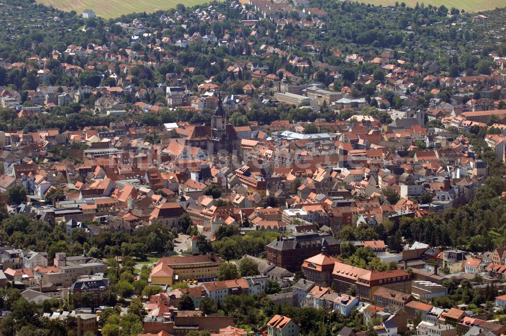 Luftbild Naumburg an der Saale - Stadtansicht Naumburg