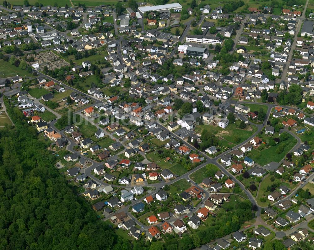 Nauort von oben - Stadtansicht von Nauort im Bundesland Rheinland-Pfalz