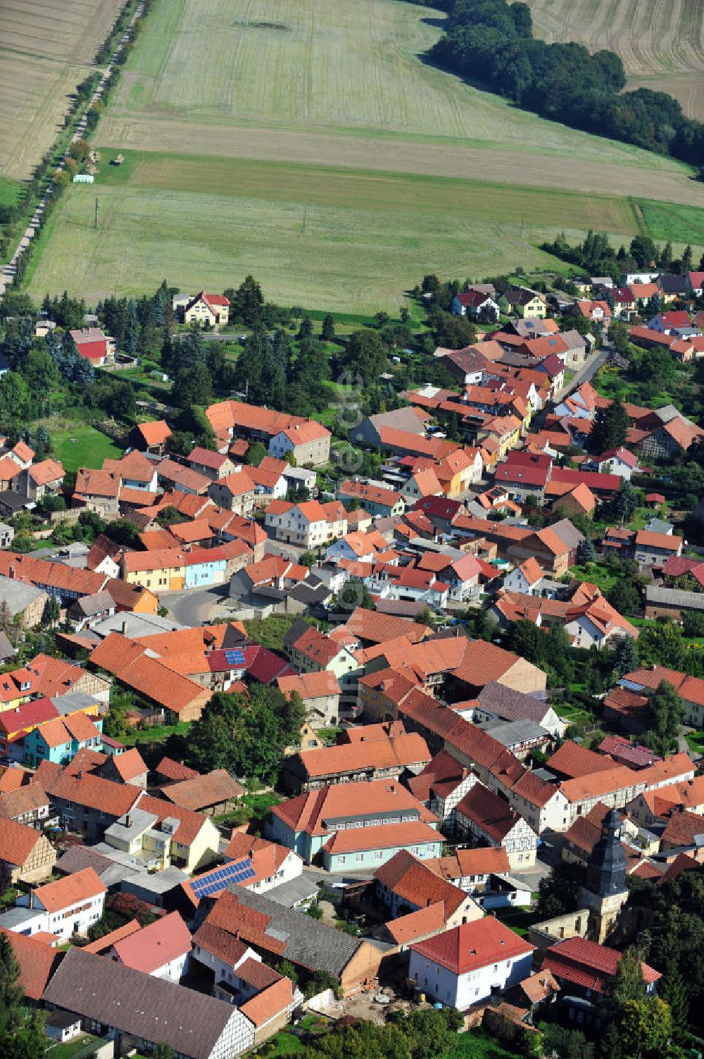 Neunheilingen aus der Vogelperspektive: Stadtansicht Neunheilingen in Thüringen