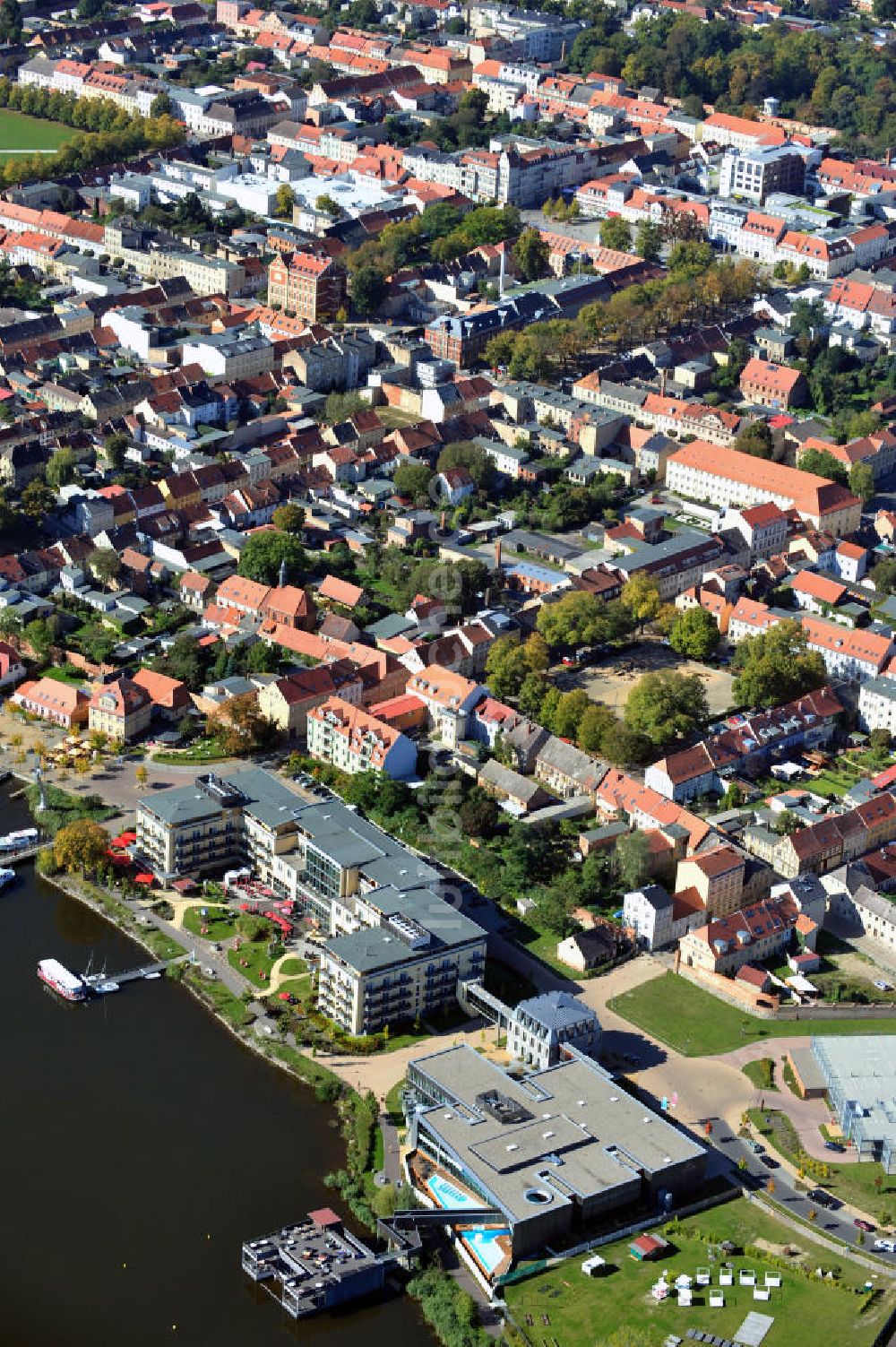 Neuruppin aus der Vogelperspektive: Stadtansicht Neuruppin