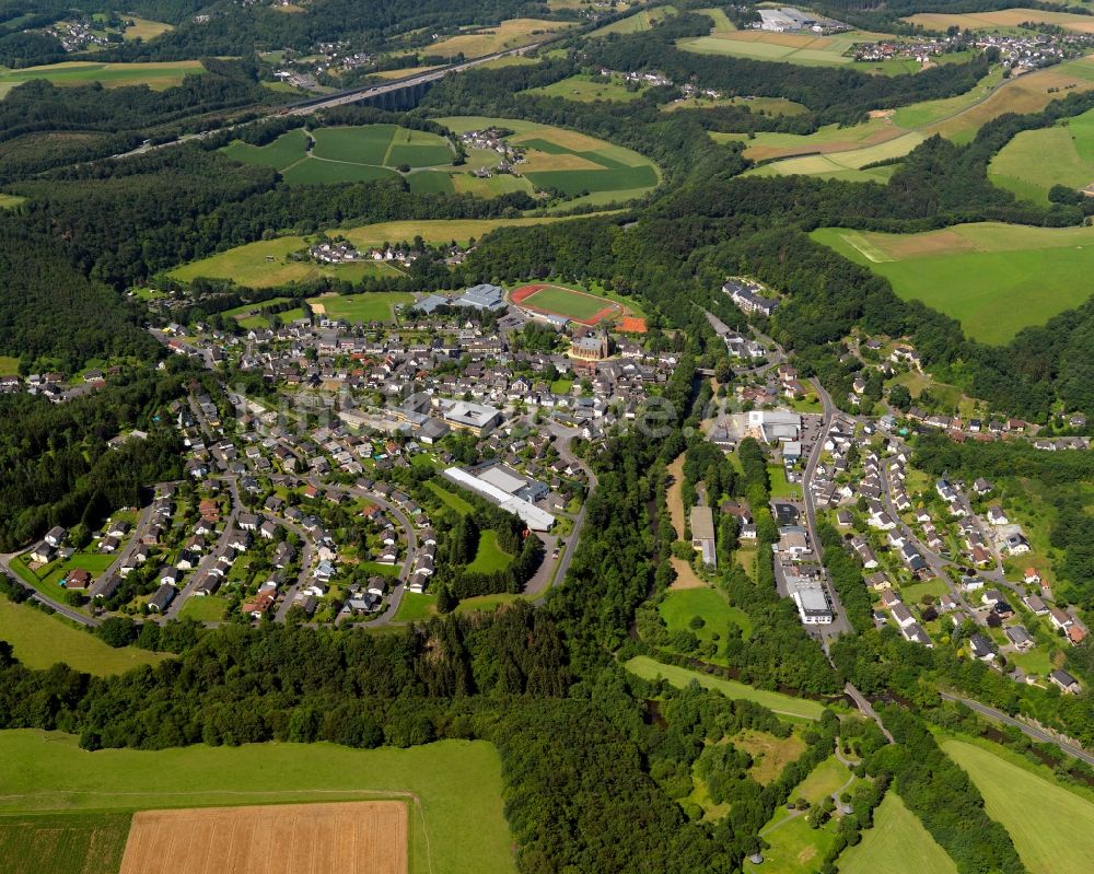 Luftbild Neustadt (Wied) - Stadtansicht von Neustadt (Wied) im Bundesland Rheinland-Pfalz