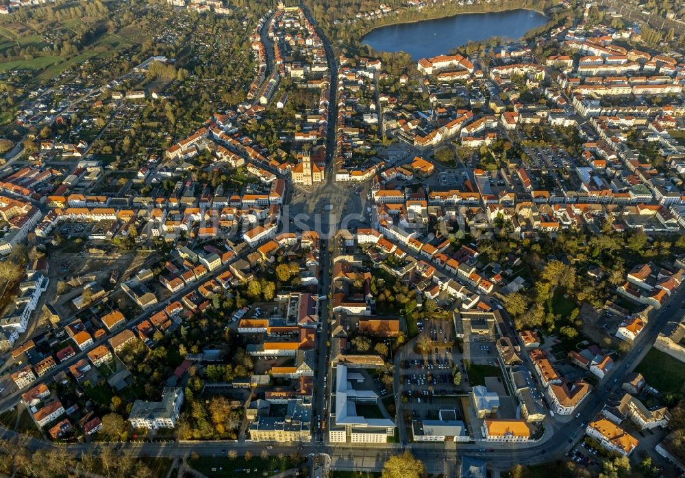 Luftbild Neustrelitz - Stadtansicht von Neustrelitz im Bundesland Mecklenburg-Vorpommern