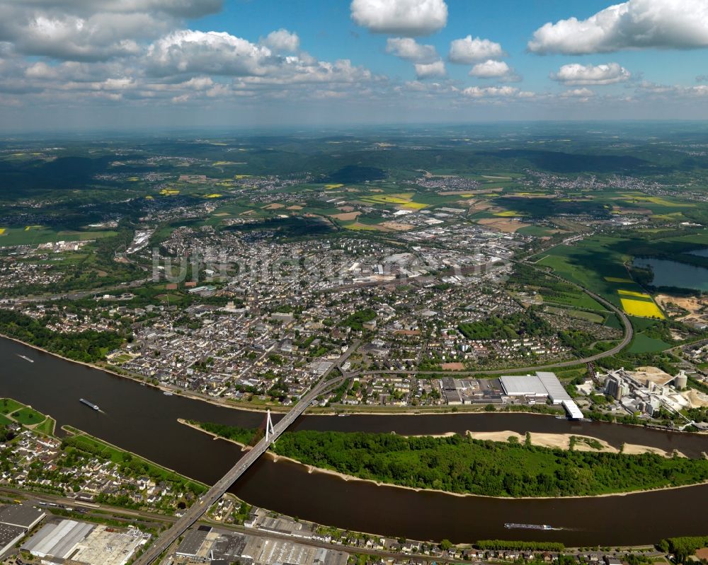 Luftbild Neuwied - Stadtansicht von Neuwied im Bundesland Rheinland-Pfalz