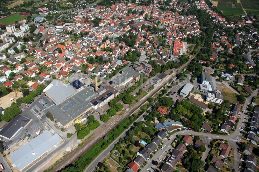 Nieder-Olm aus der Vogelperspektive: Stadtansicht von Nieder-Olm im Bundesland Rheinland-Pfalz