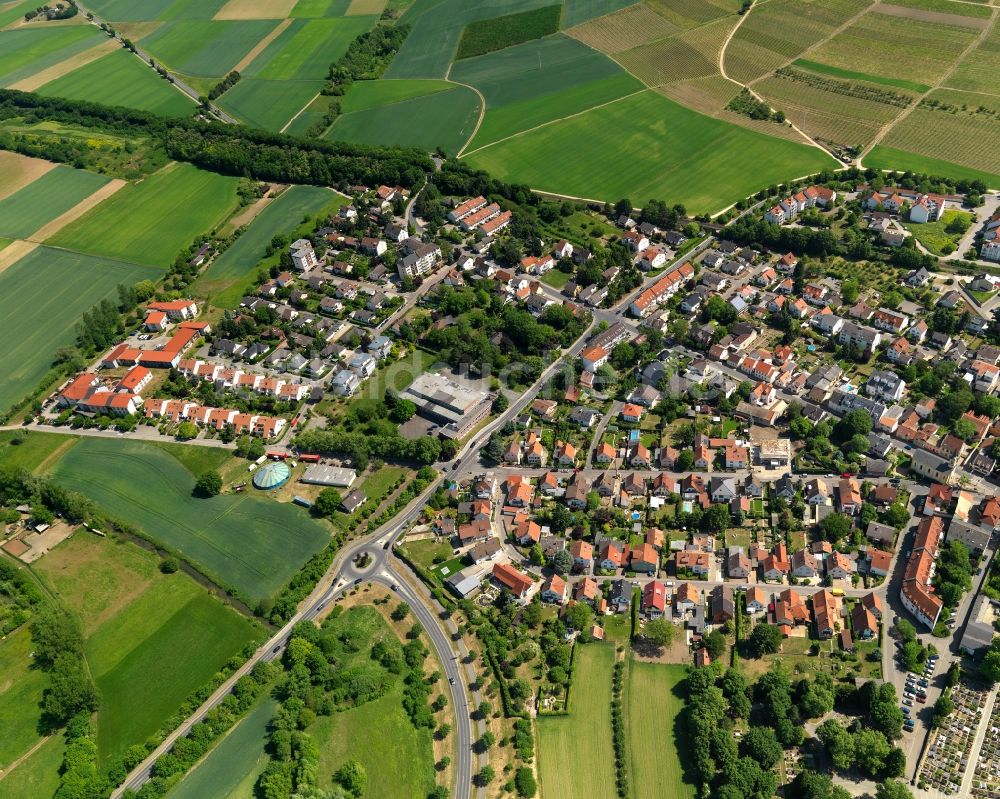 Luftbild Nieder-Olm - Stadtansicht von Nieder-Olm im Bundesland Rheinland-Pfalz