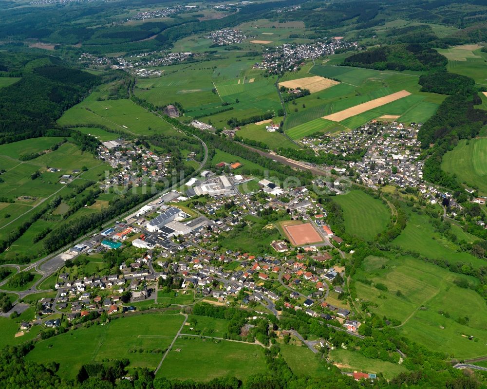 Luftbild Nistertal - Stadtansicht von Nistertal im Bundesland Rheinland-Pfalz