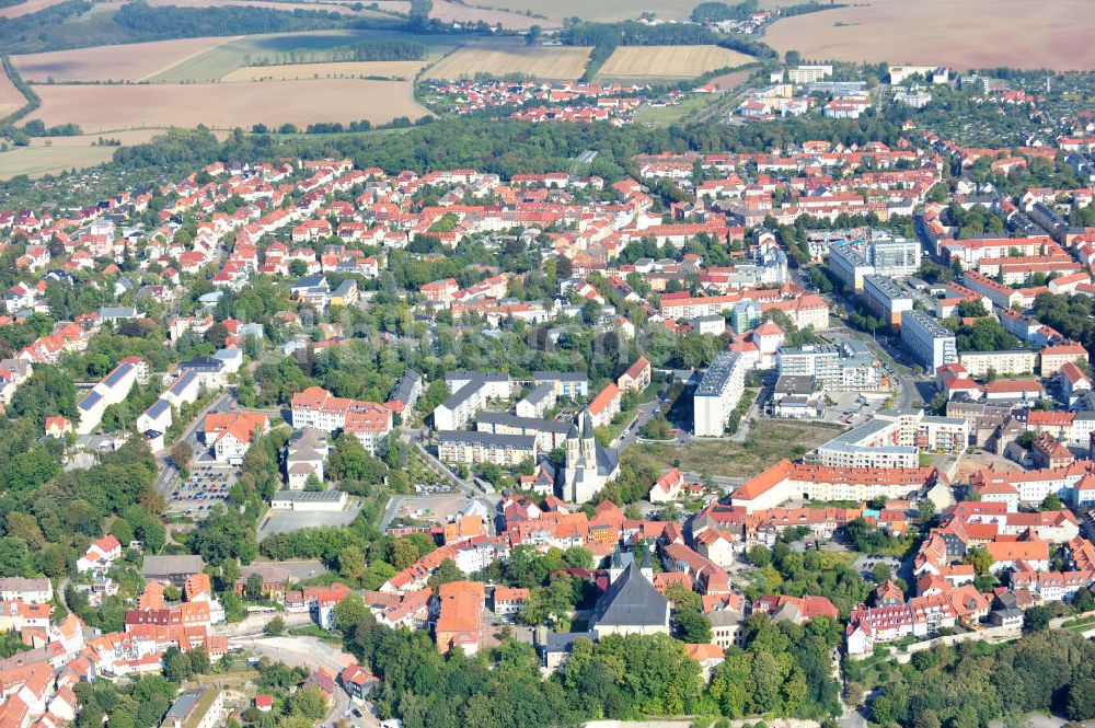 Nordhausen aus der Vogelperspektive: Stadtansicht Nordhausen in Thüringen