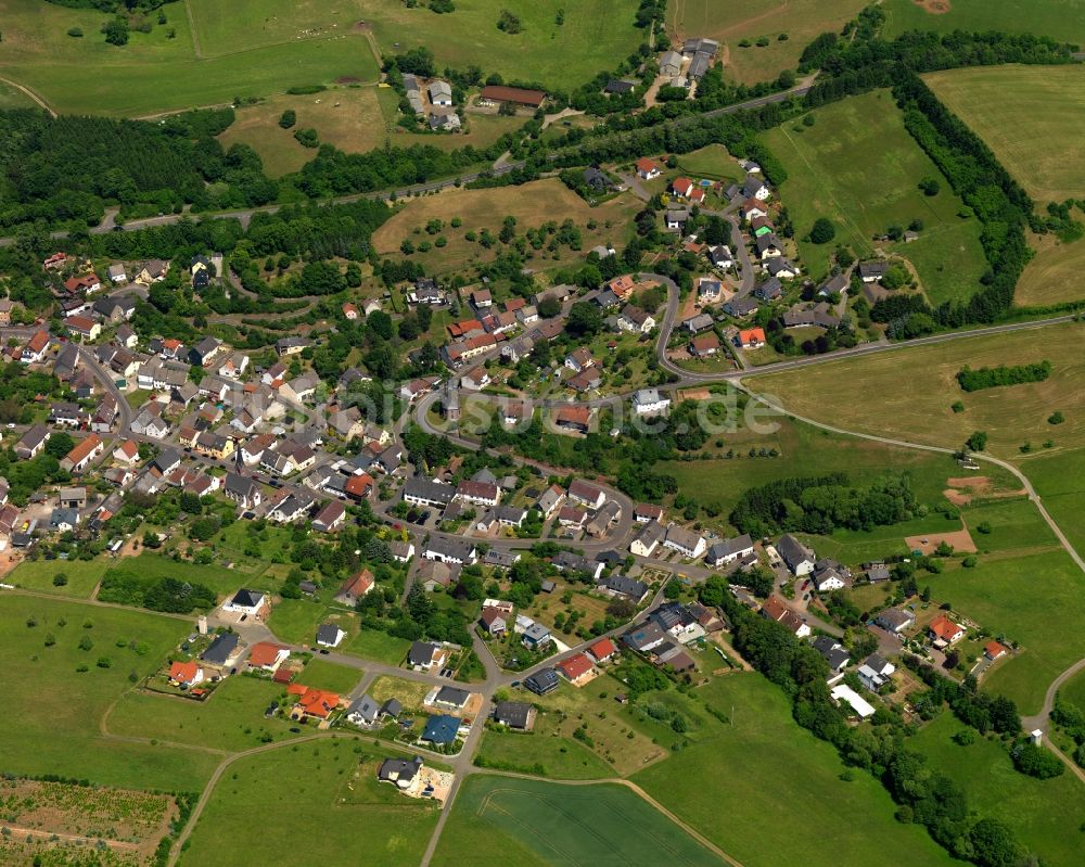 Luftaufnahme Oberreidenbach - Stadtansicht von Oberreidenbach im Bundesland Rheinland-Pfalz