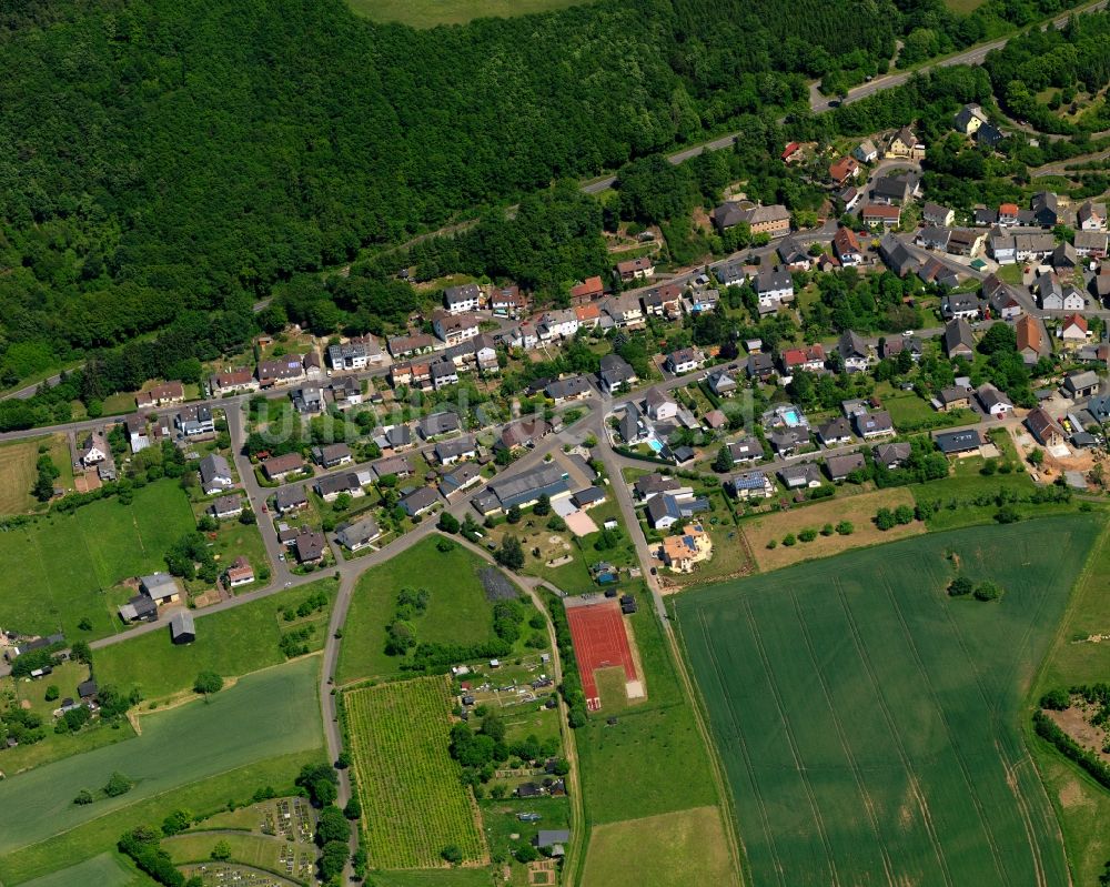 Oberreidenbach von oben - Stadtansicht von Oberreidenbach im Bundesland Rheinland-Pfalz