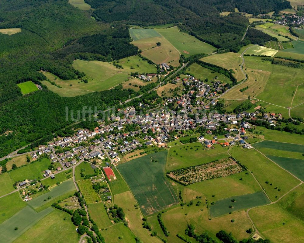 Oberreidenbach aus der Vogelperspektive: Stadtansicht von Oberreidenbach im Bundesland Rheinland-Pfalz