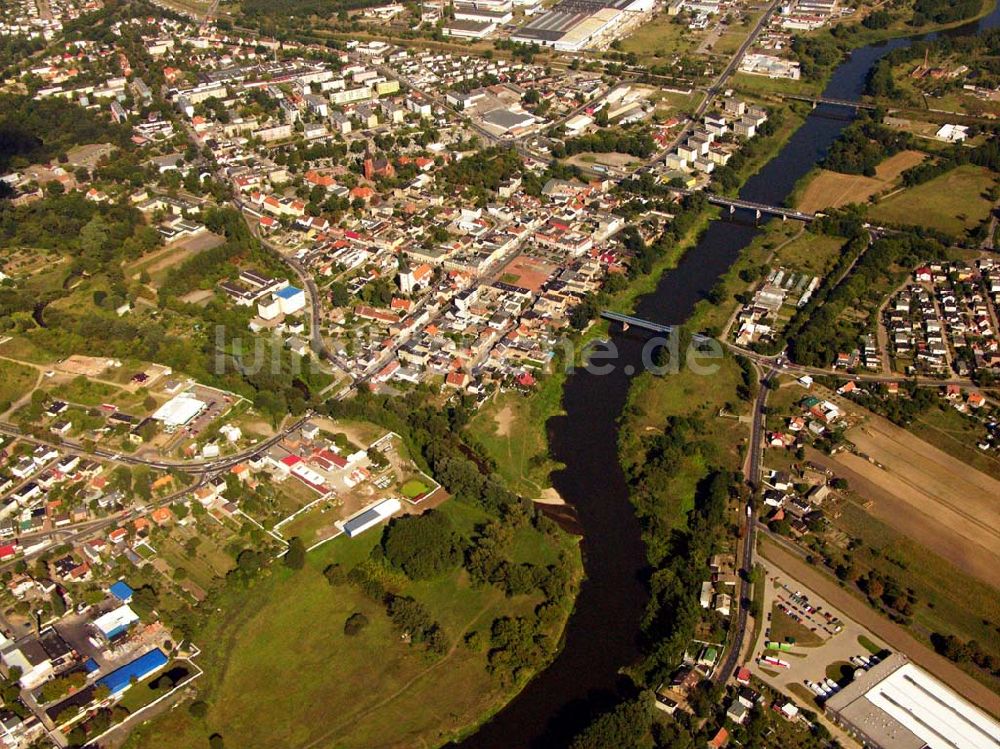 Oborniki aus der Vogelperspektive: Stadtansicht Oborniki