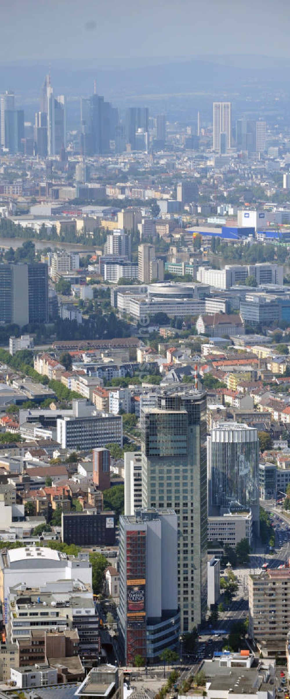 Offenbach am Main von oben - Stadtansicht von Offenbach