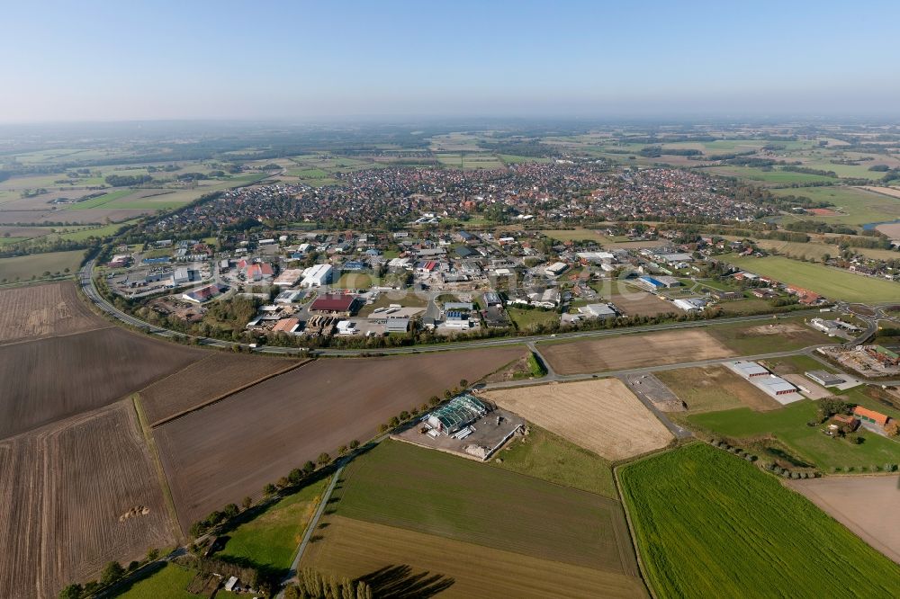 Luftaufnahme Olfen - Stadtansicht von Olfen im Bundesland Nordrhein-Westfalen