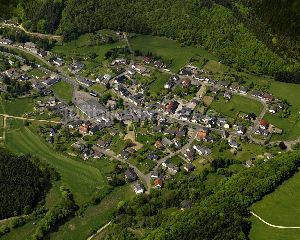 Luftaufnahme Quiddelbach - Stadtansicht der Ortsgemeinde Quiddelbach im Bundesland Rheinland-Pfalz