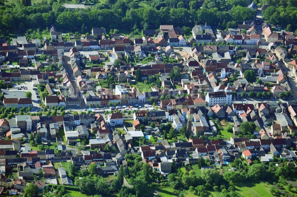 Treuenbrietzen aus der Vogelperspektive: Stadtansicht vom Ortskern Treuenbrietzen im Bundesland Brandenburg