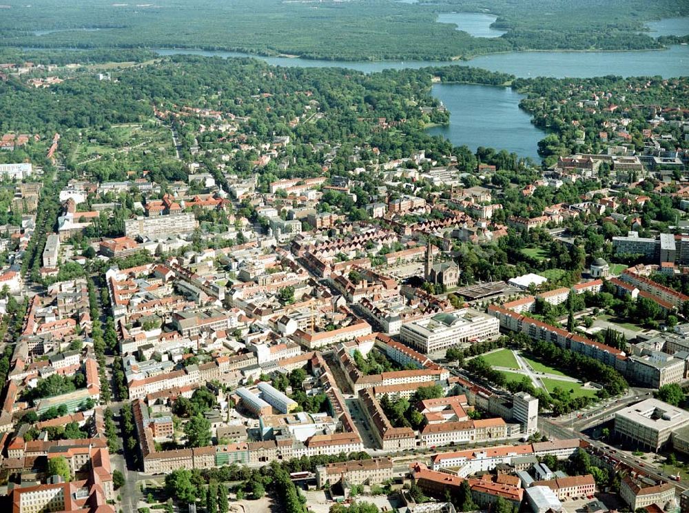 Potsdam / BRB von oben - Stadtansicht von Potsdam.