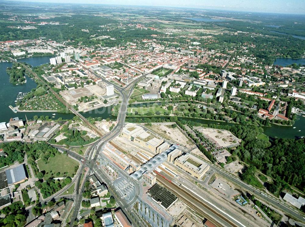 Luftaufnahme Potsdam / BRB - Stadtansicht von Potsdam.