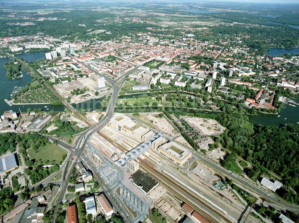 Potsdam / BRB von oben - Stadtansicht von Potsdam.