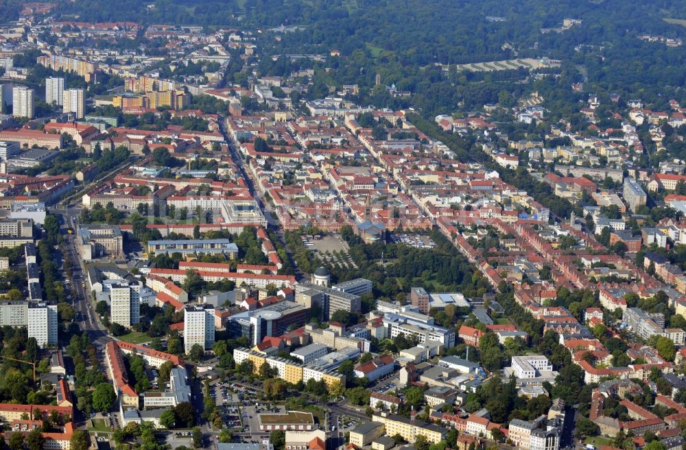 Luftaufnahme Potsdam - Stadtansicht von Potsdam im Bundesland Brandenburg