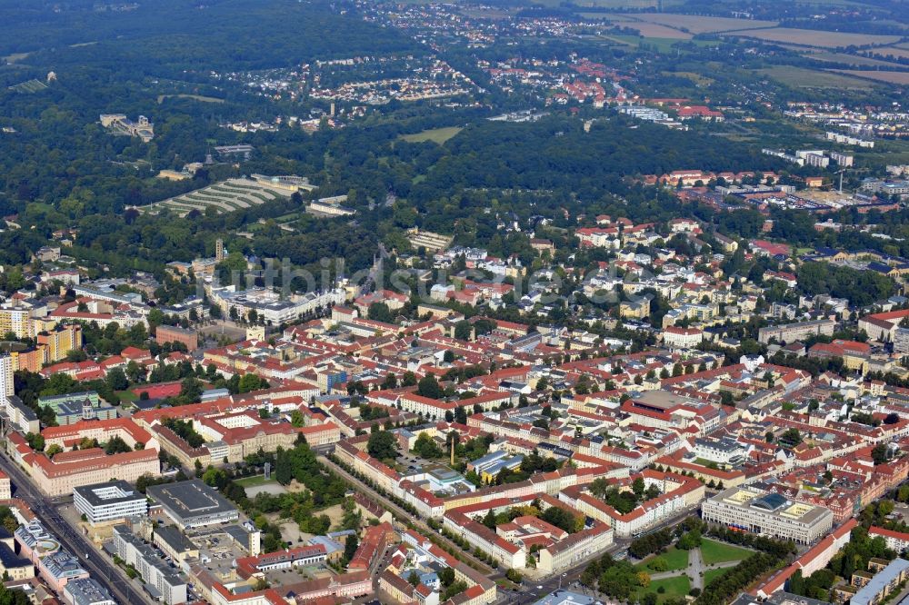 Luftbild Potsdam - Stadtansicht von Potsdam im Bundesland Brandenburg